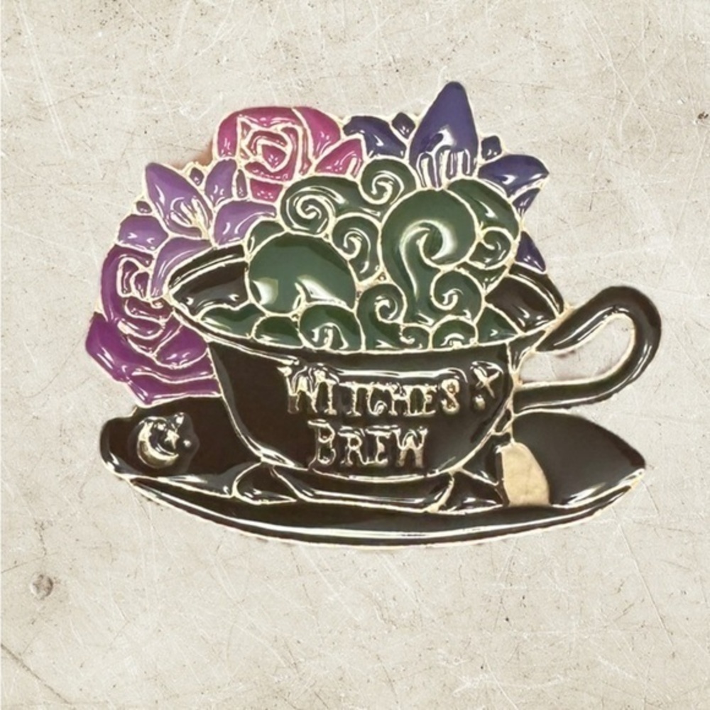 4/$25 Witches Brew Pin (Enlarged in cover)